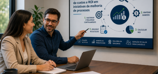 Como medir redução de custos e ROI em iniciativas de melhoria de processos